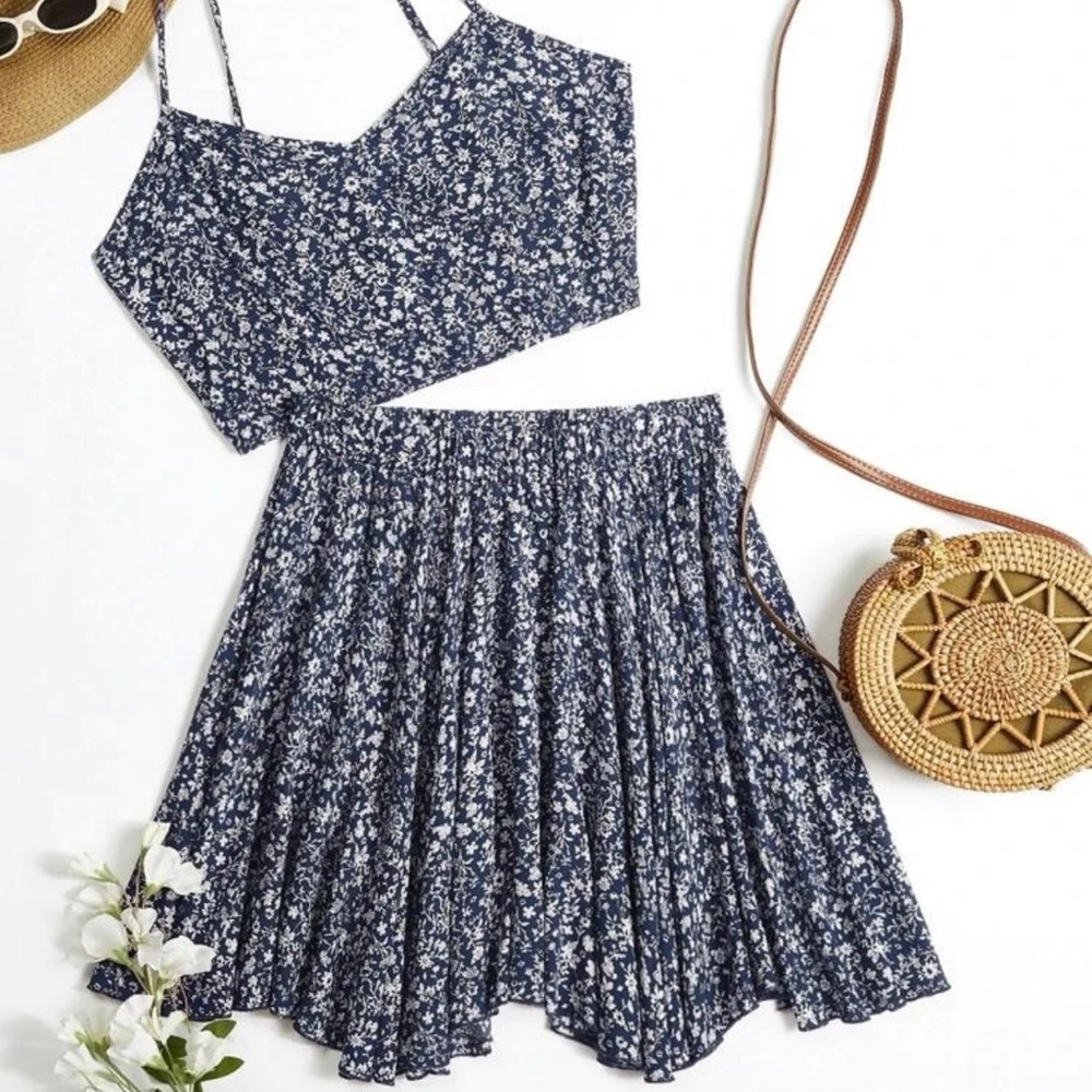Skirt and Top set